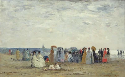 Baigneurs sur la plage de Trouville, 1869